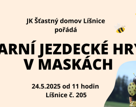 SRDEČNĚ VÁS ZVEME NA JARNÍ JEZDECKÉ HRY